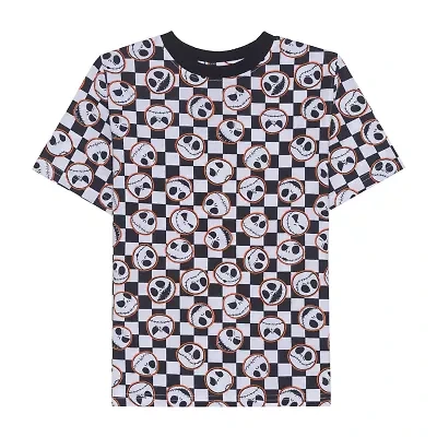 Disney Collection Little & Big Kid Boys Crew Neck Short Sleeve Regular Fit Graphic T-Shirt