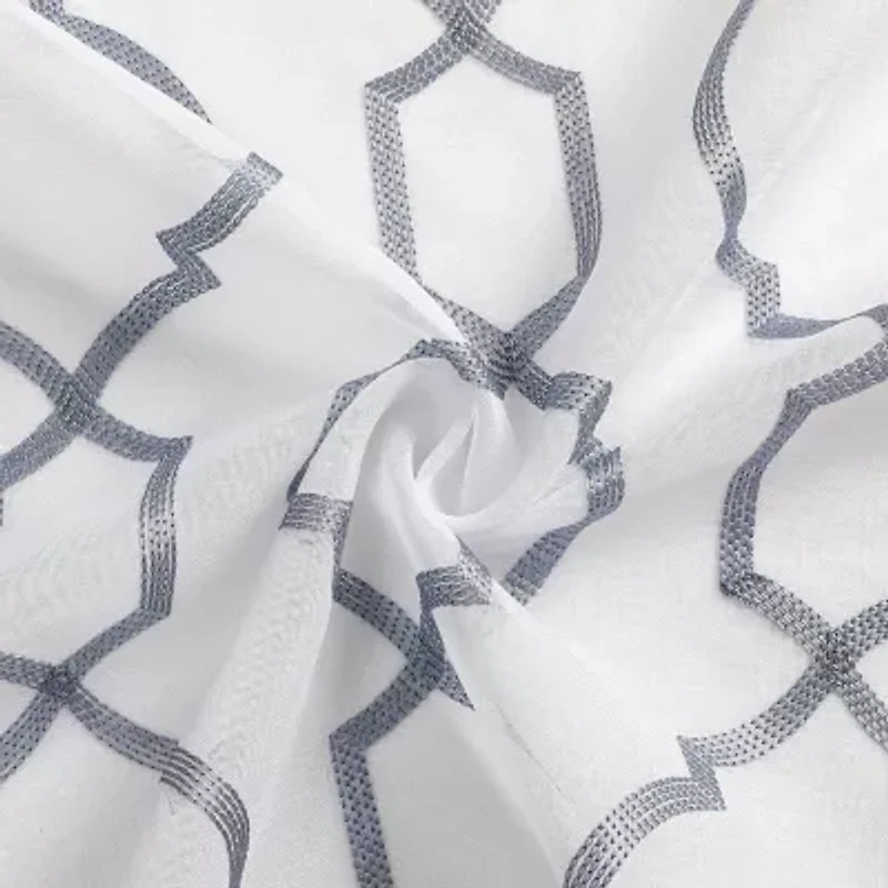 Avondale Grommet Top Sheer Single Curtain Panel