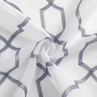 Avondale Grommet Top Sheer Single Curtain Panel