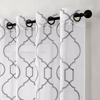 Avondale Grommet Top Sheer Single Curtain Panel