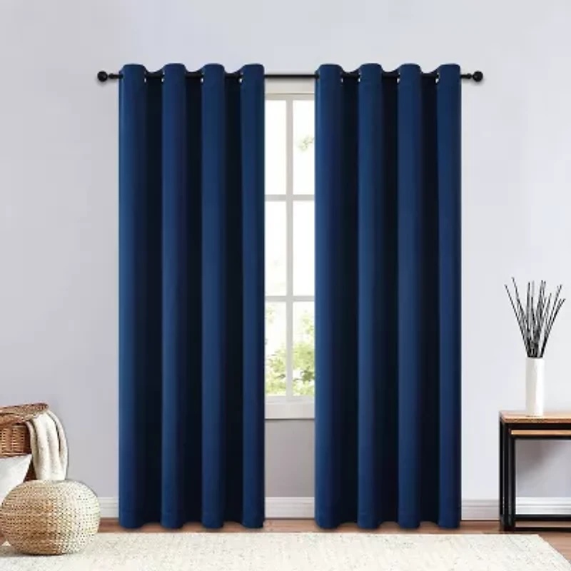 Regal Home Clardiges Grommet Top Blackout Single Curtain Panel