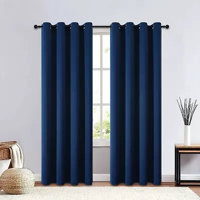 Regal Home Clardiges Grommet Top Blackout Single Curtain Panel