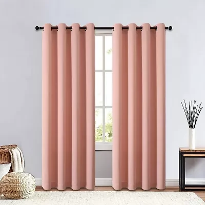 Regal Home Clardiges Grommet Top Blackout Single Curtain Panel