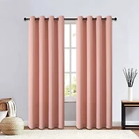 Regal Home Clardiges Grommet Top Blackout Single Curtain Panel
