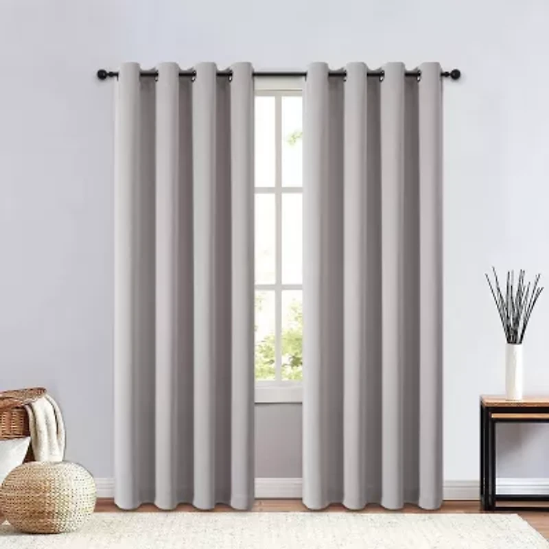 Regal Home Clardiges Grommet Top Blackout Single Curtain Panel