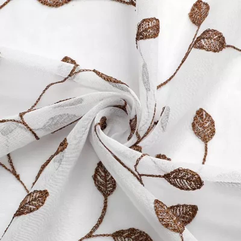 Elberon Grommet Top Sheer Single Curtain Panel