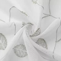 Florence Grommet Top Sheer Single Curtain Panel