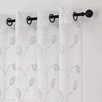 Florence Grommet Top Sheer Single Curtain Panel