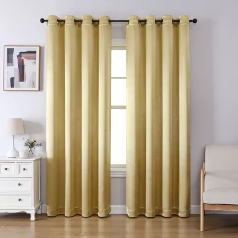 Regal Home Sutter Grommet Top Blackout Single Curtain Panel