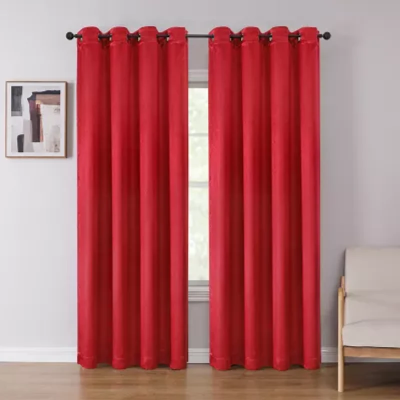 Regal Home Sutter Grommet Top Blackout Single Curtain Panel