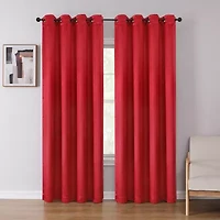 Regal Home Sutter Grommet Top Blackout Single Curtain Panel