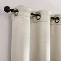 Regal Home Sutter Grommet Top Blackout Single Curtain Panel