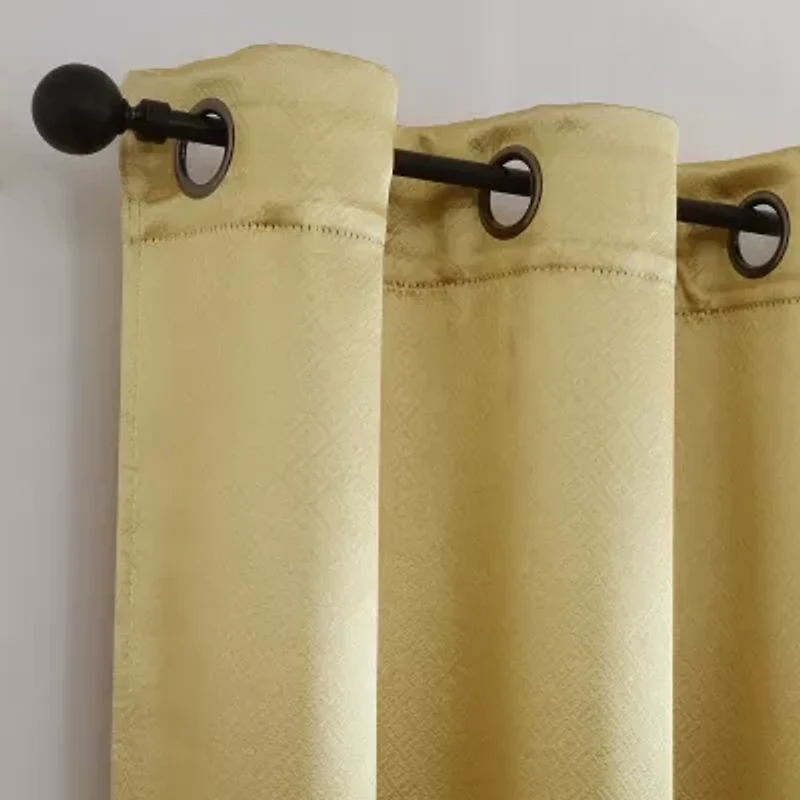 Regal Home Sutter Grommet Top Blackout Single Curtain Panel