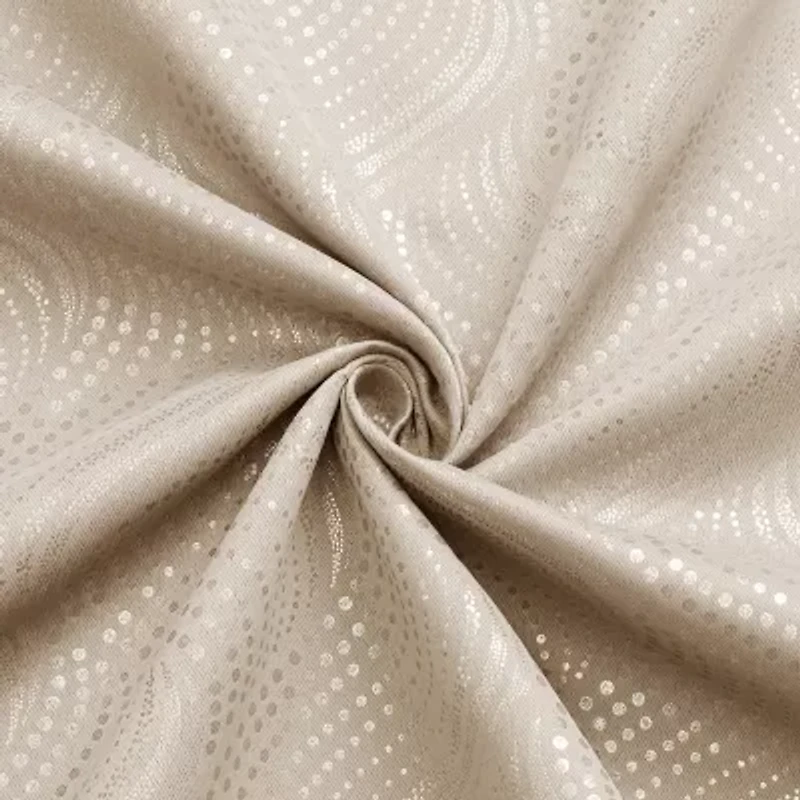 Regal Home Talia Grommet Top Blackout Single Curtain Panel