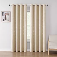 Regal Home Talia Grommet Top Blackout Single Curtain Panel