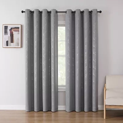 Regal Home Talia Grommet Top Blackout Single Curtain Panel