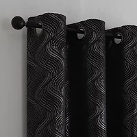 Regal Home Talia Grommet Top Blackout Single Curtain Panel
