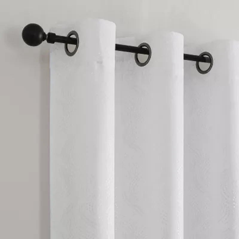 Regal Home Talia Grommet Top Blackout Single Curtain Panel