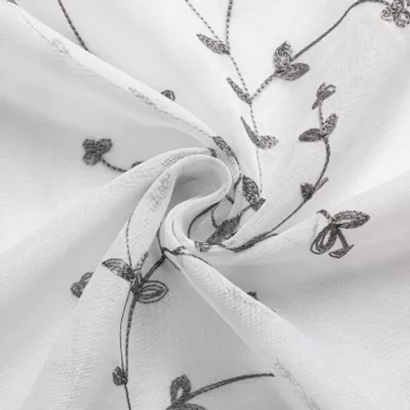 Joda Grommet Top Sheer Single Curtain Panel