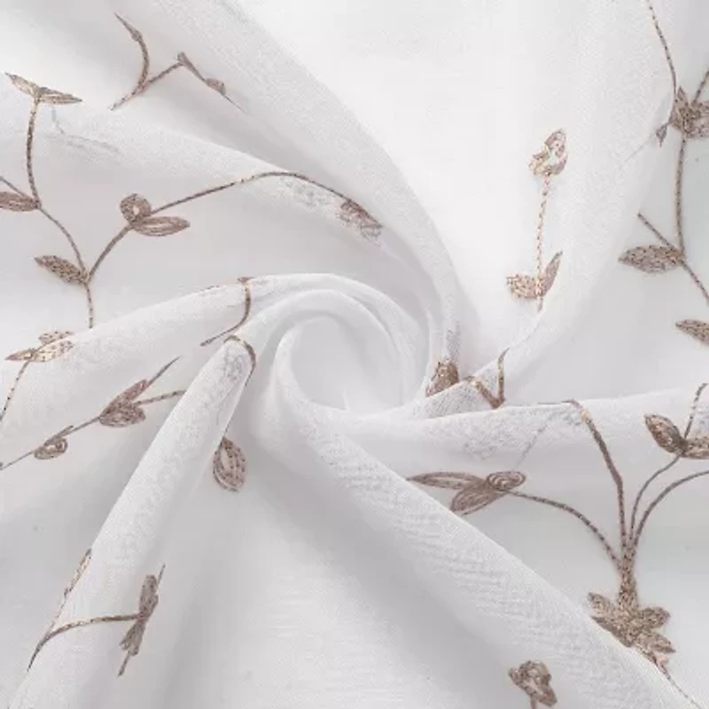 Joda Grommet Top Sheer Single Curtain Panel