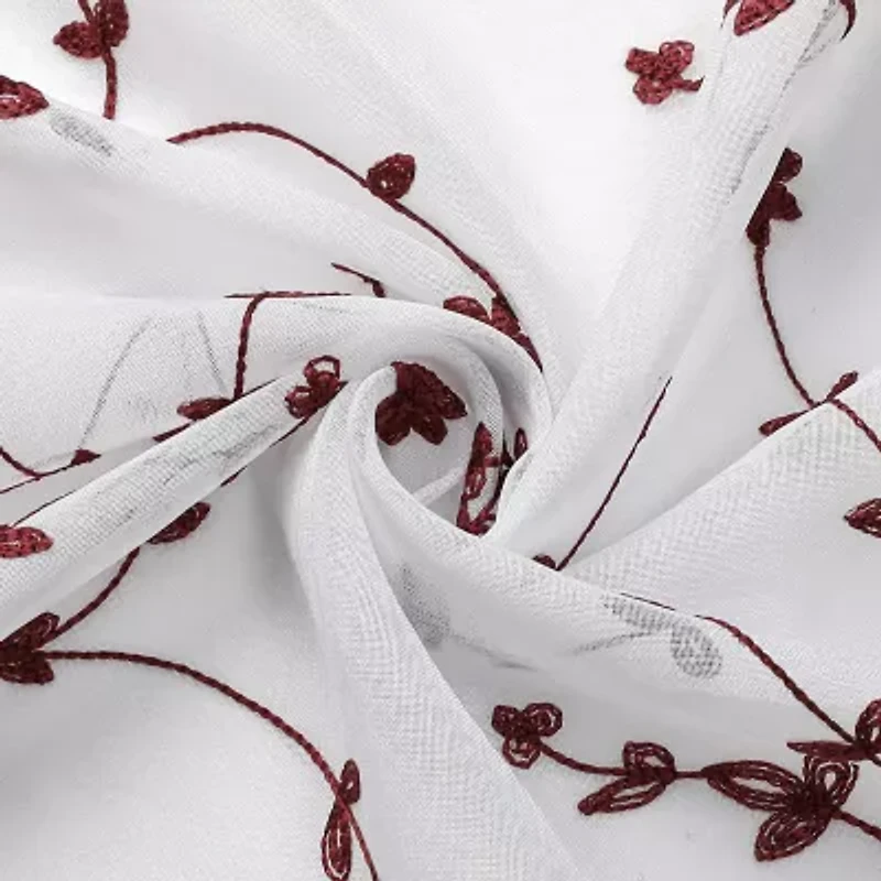 Joda Grommet Top Sheer Single Curtain Panel