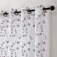 Joda Grommet Top Sheer Single Curtain Panel