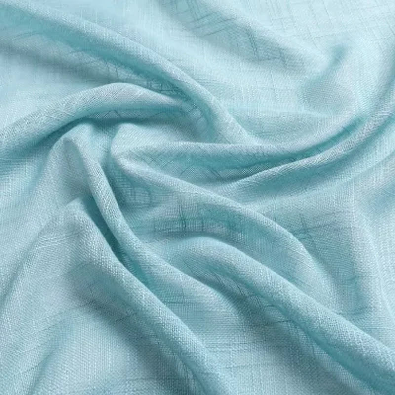 Tranquility Grommet Top Sheer Single Curtain Panel