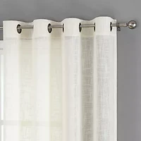 Tranquility Grommet Top Sheer Single Curtain Panel