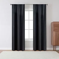 Robinson Rod Pocket 100% Blackout Set of 2 Curtain Panel