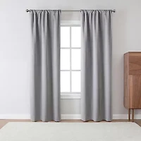Robinson Rod Pocket 100% Blackout Set of 2 Curtain Panel