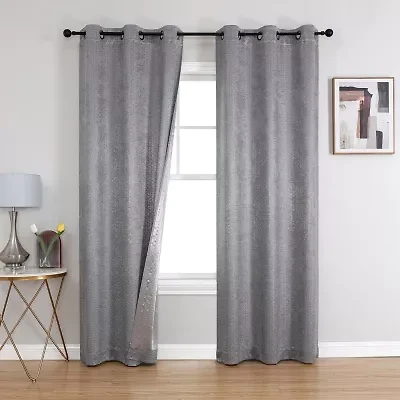 Callisto Grommet Top Blackout Set of 2 Curtain Panel