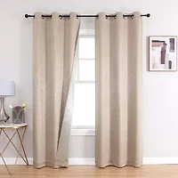 Archie Grommet Top Blackout Set of 2 Curtain Panel