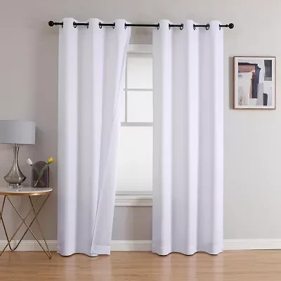 Archie Grommet Top Blackout Set of 2 Curtain Panel