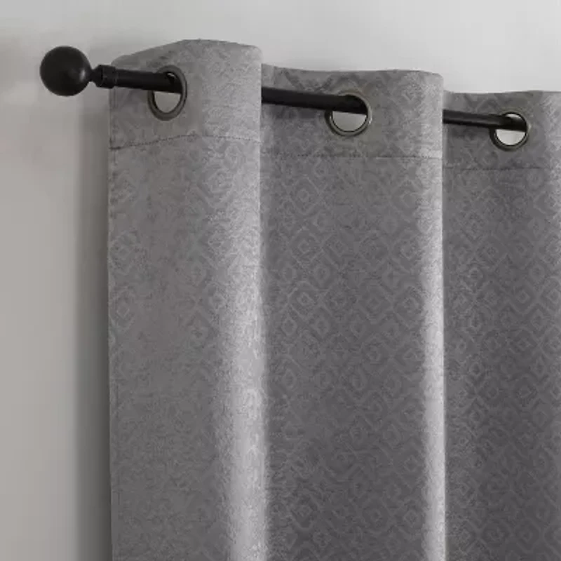 Archie Grommet Top Blackout Set of 2 Curtain Panel