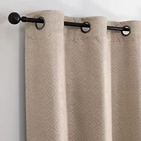 Archie Grommet Top Blackout Set of 2 Curtain Panel