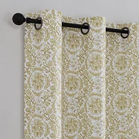 Regal Home Norwood Printed Grommet Top Blackout Set of 2 Curtain Panel