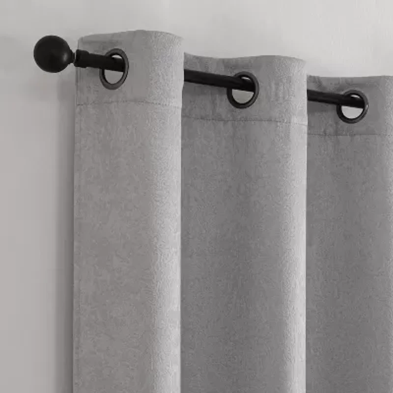 Regal Home Ophelia Grommet Top Blackout Set of 2 Curtain Panel