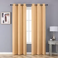 Novalie Grommet Top Blackout Set of 2 Curtain Panel