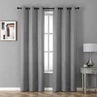 Novalie Grommet Top Blackout Set of 2 Curtain Panel