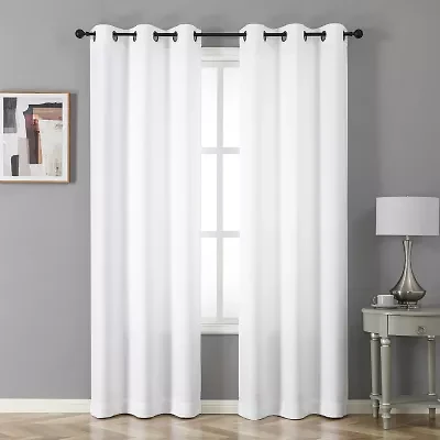 Novalie Grommet Top Blackout Set of 2 Curtain Panel