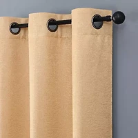 Novalie Grommet Top Blackout Set of 2 Curtain Panel