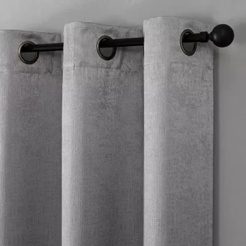 Novalie Grommet Top Blackout Set of 2 Curtain Panel
