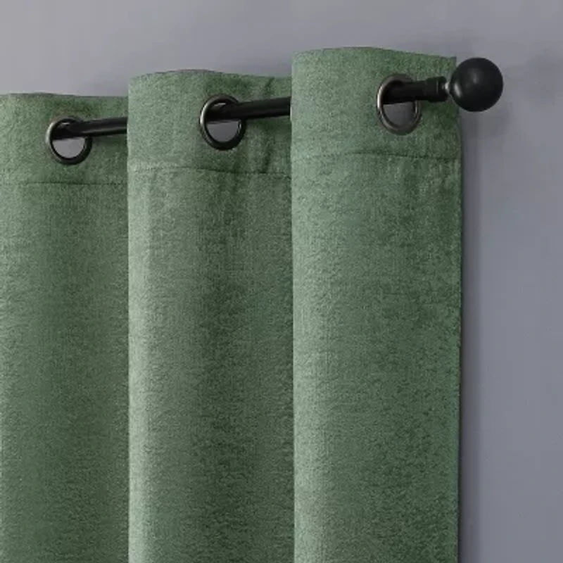 Novalie Grommet Top Blackout Set of 2 Curtain Panel