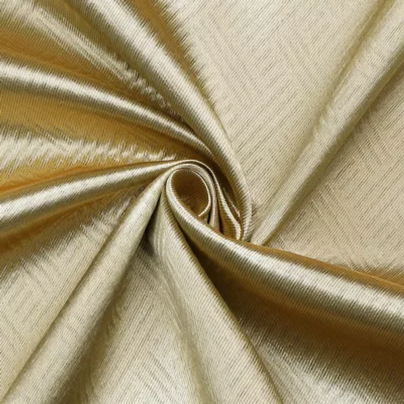 Regal Home Ashby Grommet Top Embossed Blackout Single Curtain Panel