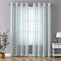 Tranquility Grommet Top Sheer Single Curtain Panel