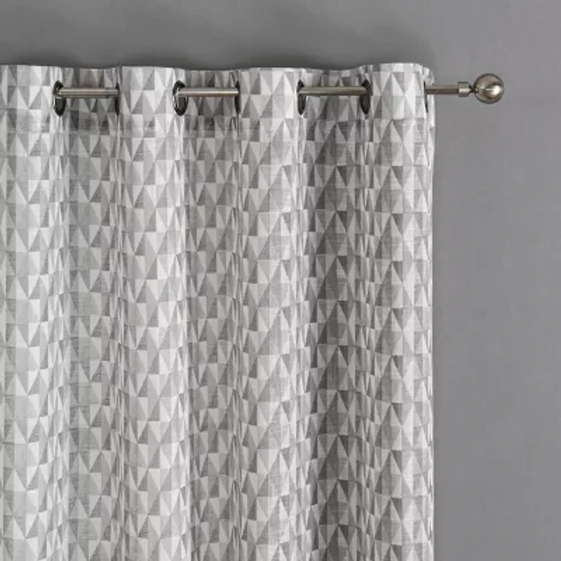Tranquility Grommet Top Sheer Single Curtain Panel