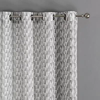 Tranquility Grommet Top Sheer Single Curtain Panel