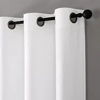 Regal Home Pascal Grommet Top Energy Saving Embossed Blackout Set of 2 Curtain Panel