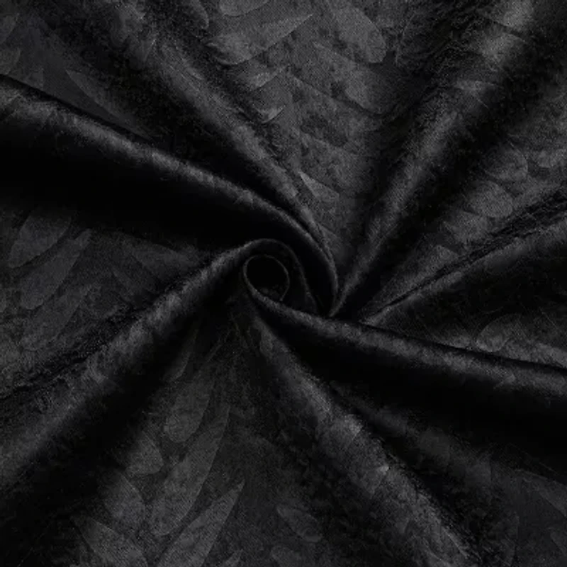 Regal Home Joelle Embossed Grommet Top Energy Saving Blackout Set of 2 Curtain Panel