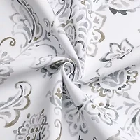 Regal Home Kelvis Printed Grommet Top Energy Saving Blackout Set of 2 Curtain Panel